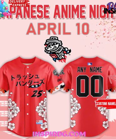 Rocket City Trash Pandas Japanese Anime Night 2025 Jersey