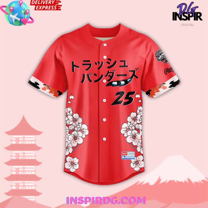 Rocket City Trash Pandas Japanese Anime Night 2025 Jersey - Image 2