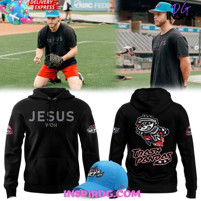 Rocket City Trash Pandas X Jesus Won Special Edition All Over Print Hoodie