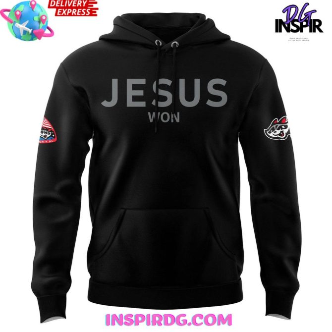 Rocket City Trash Pandas X Jesus Won Special Edition All Over Print Hoodie - Image 2