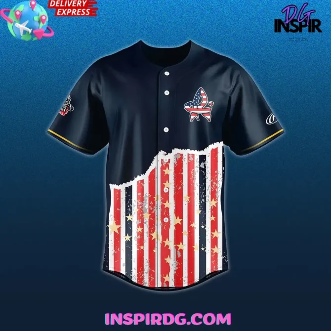 Rocket City Trash Pandas X 2025 Patriotic Night Special Jersey - Image 2