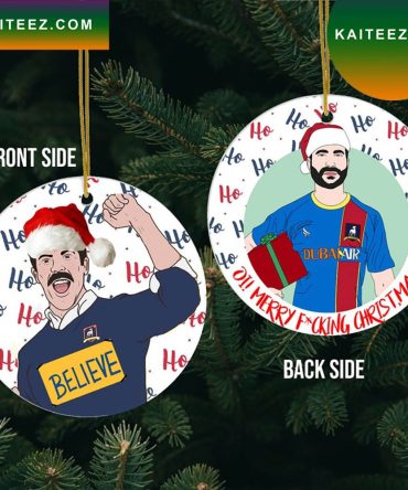 Roy Kent Ted Lasso Ornament Christmas Believe Ornaments  Christmas Ornament