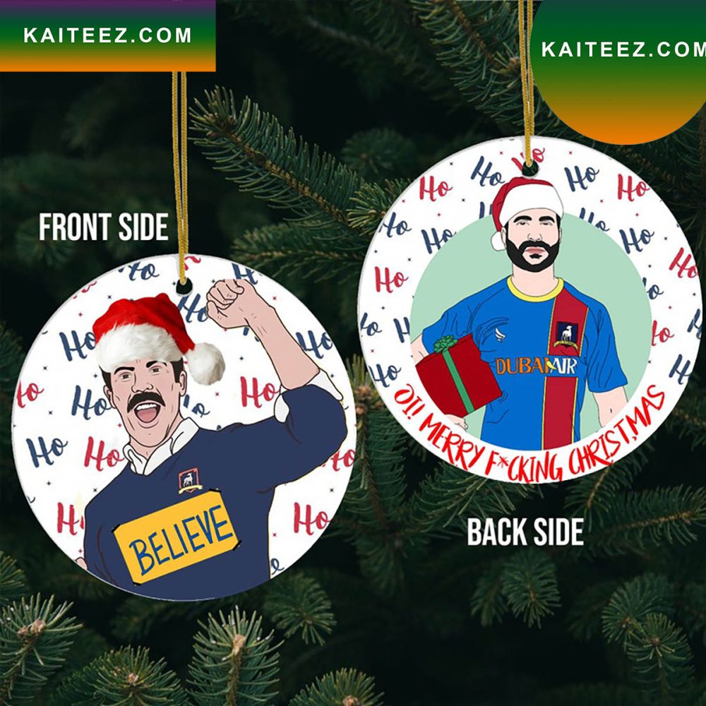 Roy Kent Ted Lasso Ornament Christmas Believe Ornaments Christmas Ornament