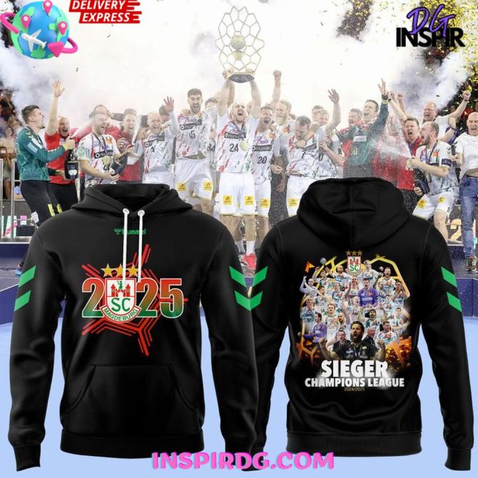 Sc Magdeburg Ehf Champions League 2024-25 All Over Print Hoodie