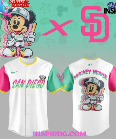 Sd Padres X Mickey Mouse 2025 Baseball Jersey