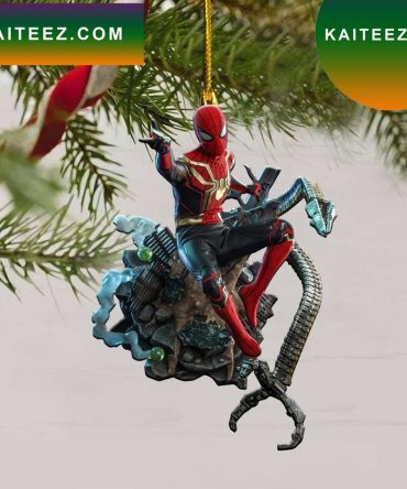 Special Spiderman Fighting Christmas Tree Ornament