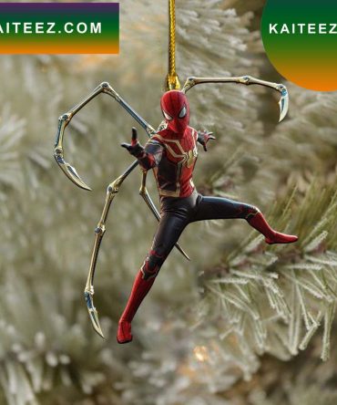 Special Spiderman Gold Fighting Christmas Ornament