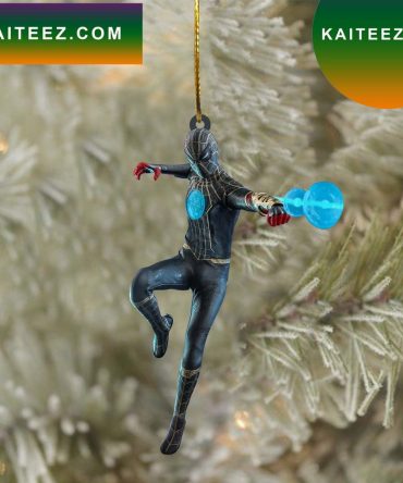 Special Black Spiderman Shooting Christmas Tree  Christmas Ornament