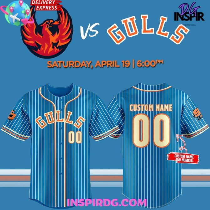 San Diego Gulls Appreciation Night 2025 Baseball Jersey