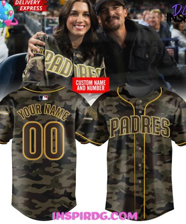 San Diego Padres Camo 2024 Custom Baseball Jersey