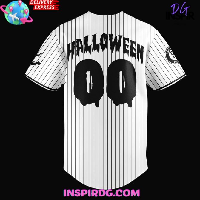 San Diego Padres Happy Halloween 2024 Custom Baseball Jersey - Image 3