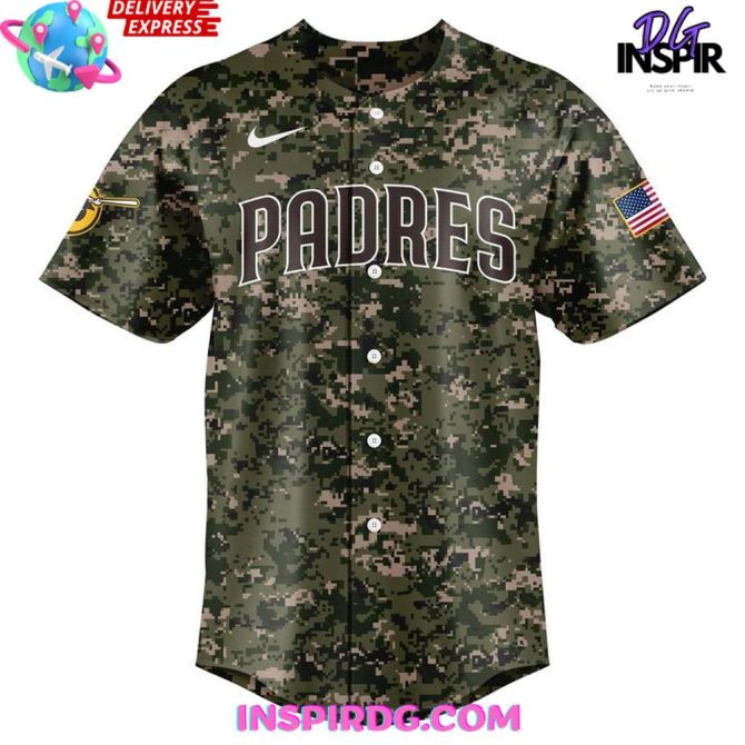 San Diego Padres Military Appreciation 2025 Camo Jersey - Image 2