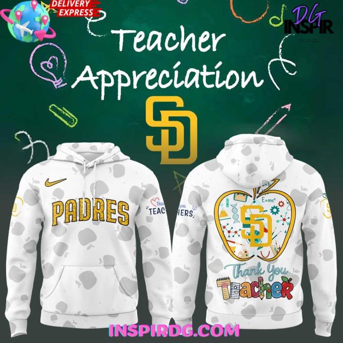 Padres Teacher Appreciation Hoodie – Perfect Gift For Educators, Soft & Stylish Fanwear