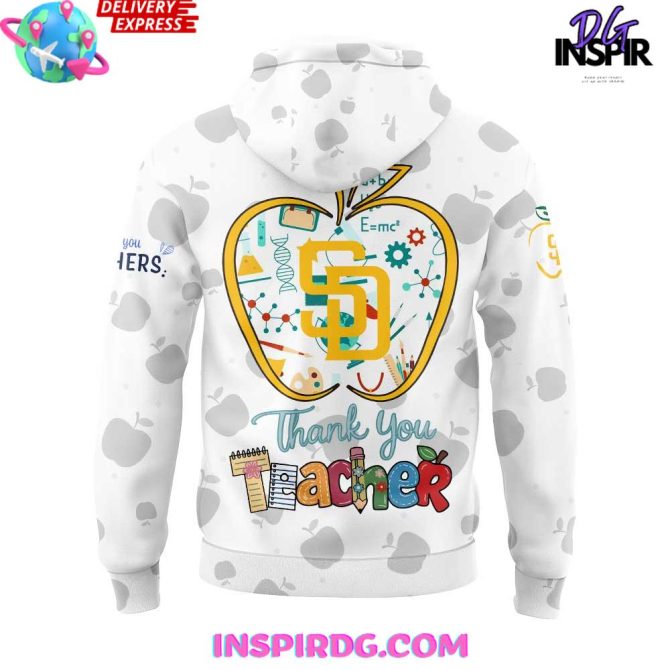 Padres Teacher Appreciation Hoodie – Perfect Gift For Educators, Soft & Stylish Fanwear - Image 3