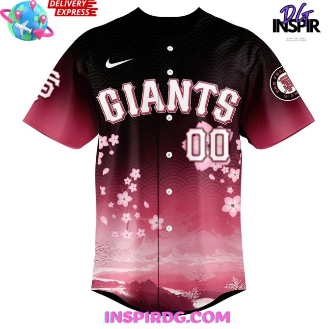 San Francisco Giants Cherry Blossom 2025 Baseball Jersey - Image 2