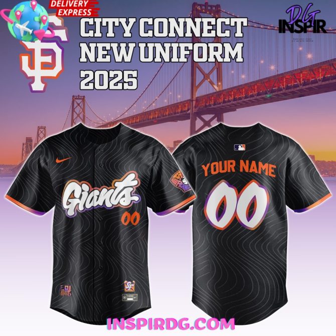 San Francisco Giants City Connect New Uniform 2025 Baseball Jersey
