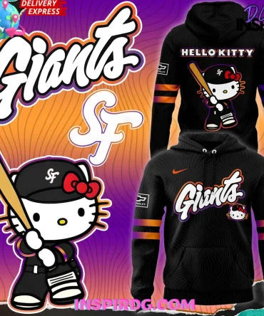 San Francisco Giants Hello Kitty City Edition 2025 All Over Print Hoodie
