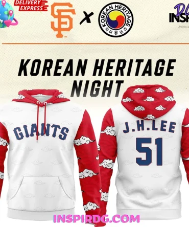San Francisco Giants Korean Heritage Night 2025 All Over Print Hoodie