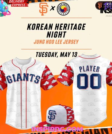 San Francisco Giants Korean Heritage Night 2025 Jersey