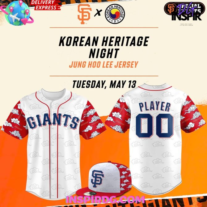 San Francisco Giants Korean Heritage Night 2025 Jersey