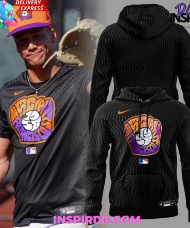 Stylish Baseball Graphic Hoodie & Tee Set - Perfect Gift For Fans