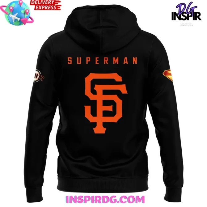 San Francisco Giants X Superman Dc Studio 2025 All Over Print Hoodie - Image 3