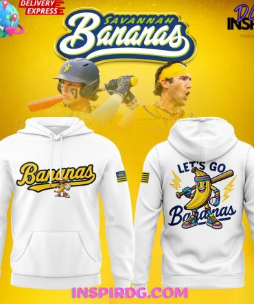 Savannah Bananas “Let’S Go Bananas” Special All Over Print Hoodie