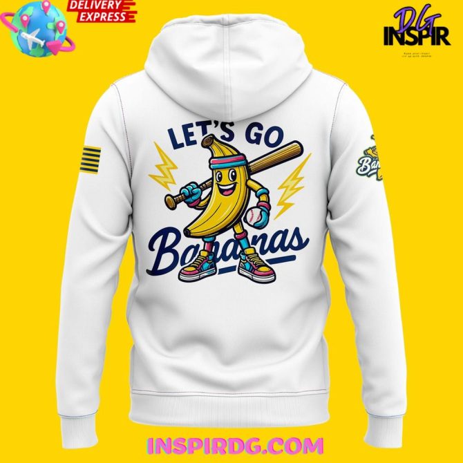 Savannah Bananas “Let’S Go Bananas” Special All Over Print Hoodie - Image 3