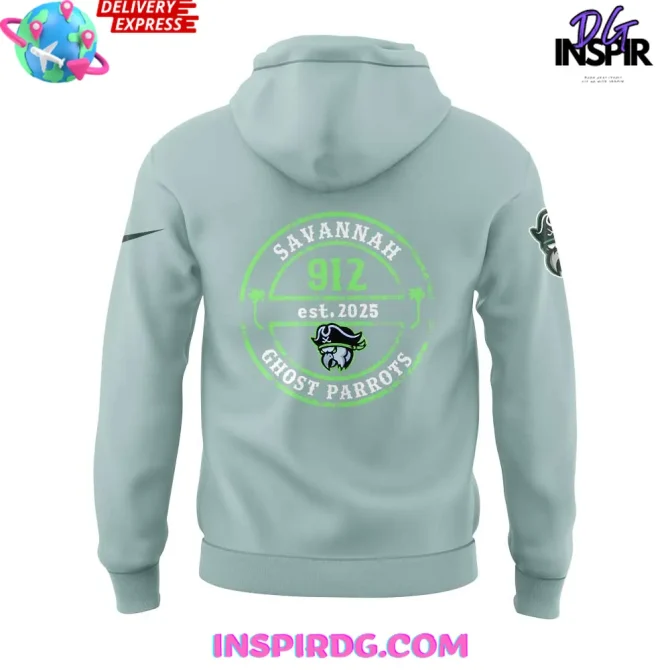 Savannah Ghost Pirates Parrots Style Hawaiian All Over Print Hoodie - Image 3