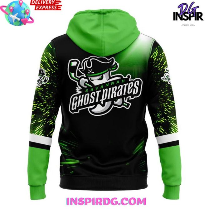 Get Game-Ready: Savannah Ghost Pirates Hoodie - Perfect For Fans! - Image 3