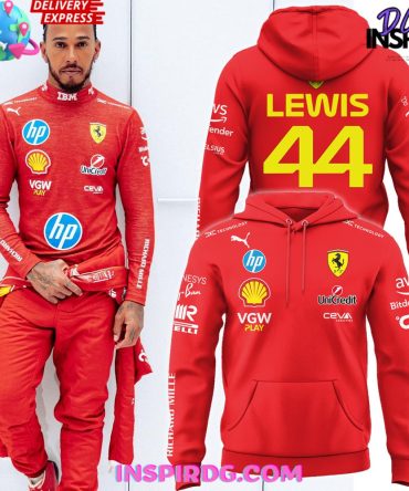 Scuderia Ferrari F1 Lewis 44 Special All Over Print Hoodie, 3D Hoodie