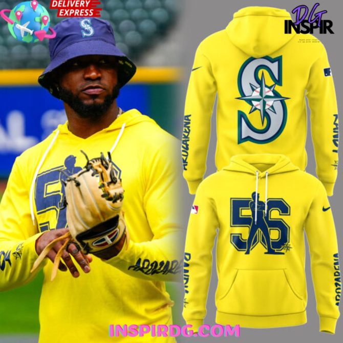 Seattle Mariners Baseball Randy Arozarena Special All Over Print Hoodie