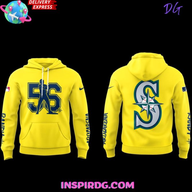 Seattle Mariners Baseball Randy Arozarena Special All Over Print Hoodie - Image 2