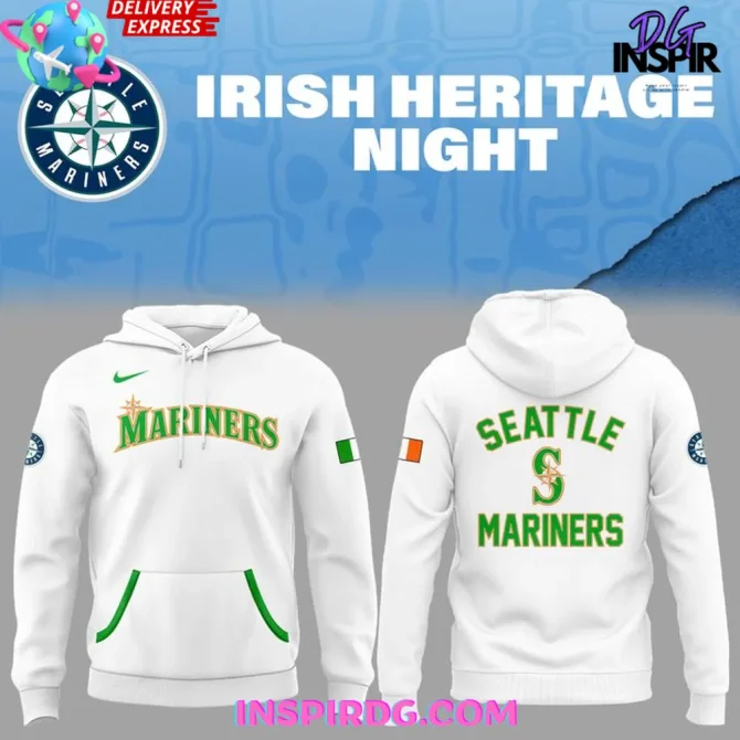 Seattle Mariners Irish Heritage Night 2025 All Over Print Hoodie