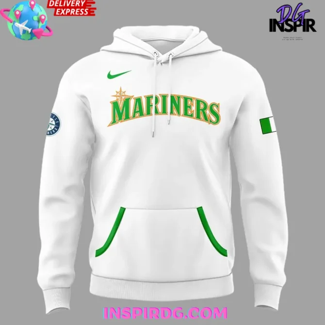 Seattle Mariners Irish Heritage Night 2025 All Over Print Hoodie - Image 2