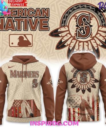 Seattle Mariners Native American Heritage Honor 2025 Special All Over Print Hoodie