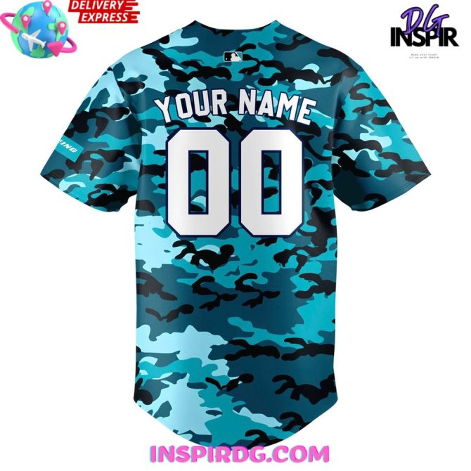 Seattle Mariners Salute To Armed Forces Night 2025 Baseball Jersey - Image 3