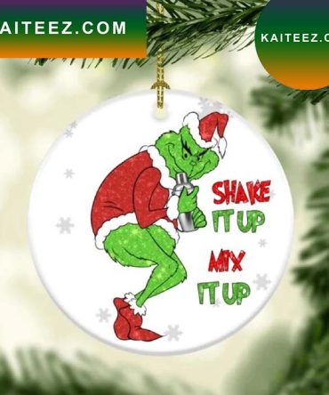 Shake It Up Mix It Up Grinch Christmas Ornament