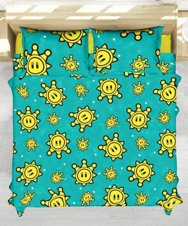 Shine Pattern Super Mario Bedding Set