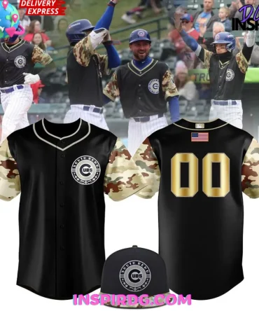 South Bend Cubs X 2025 Military Appreciation Night Baseball Jersey