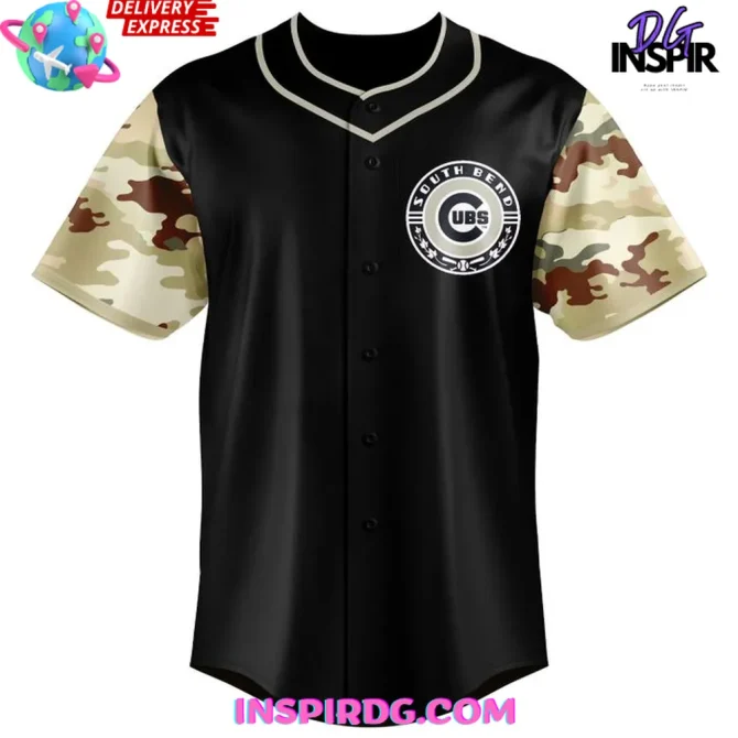 South Bend Cubs X 2025 Military Appreciation Night Baseball Jersey - Image 2