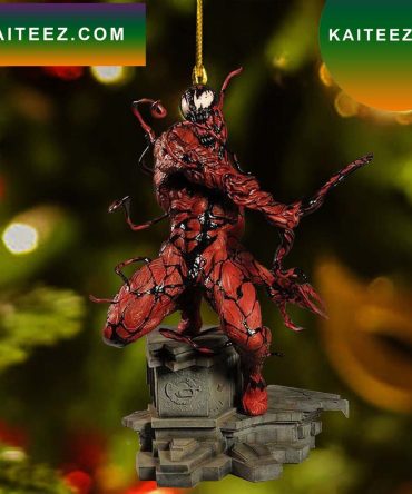 Spiderman Red Venom Christmas  Ornament