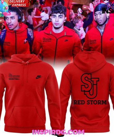 St. John’S Red Storm Basketball 2025 Nike All Over Print Hoodie, 3D Hoodie