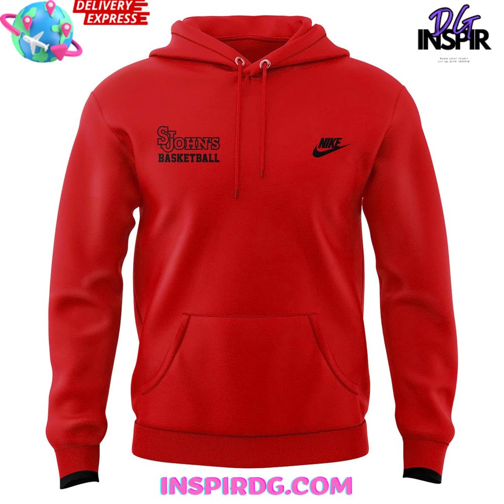 St. John’S Red Storm Basketball 2025 Nike All Over Print Hoodie, 3D Hoodie - Image 2