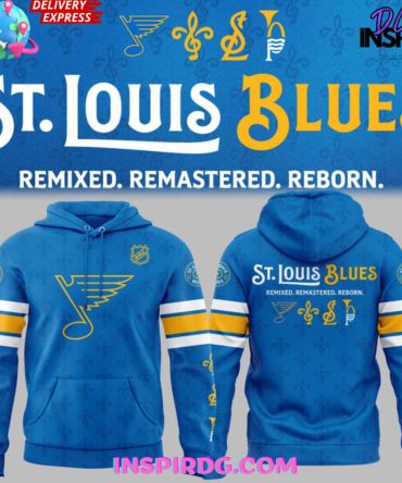 St. Louis Blues "Remixed X Remastered X Reborn" Special All Over Print Hoodie