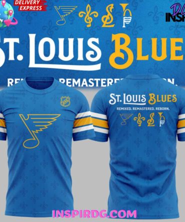 St. Louis "Blues Remixed Remastered Reborn" Special T-Shirt