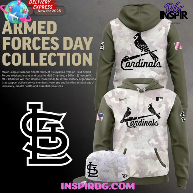 Stylish Armed Forces Day Hoodie  – Cardinals Design, Limited Edition 2025