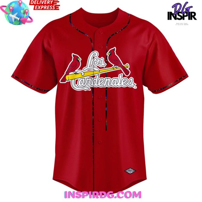 St. Louis Cardinals Fiesta Cardenales Baseball Jersey - Image 2