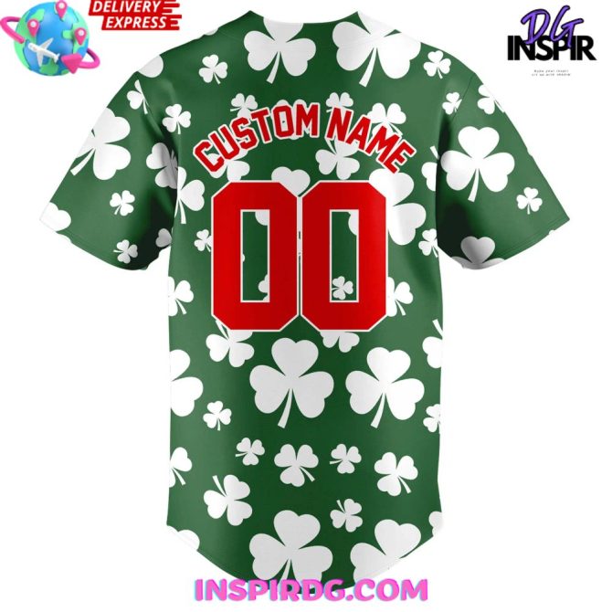 St. Louis Cardinals Halfway To St. Patrick'S Baseball Jersey - Image 3