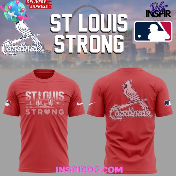 St. Louis Strong X Cardinals City Red Nike T-Shirt